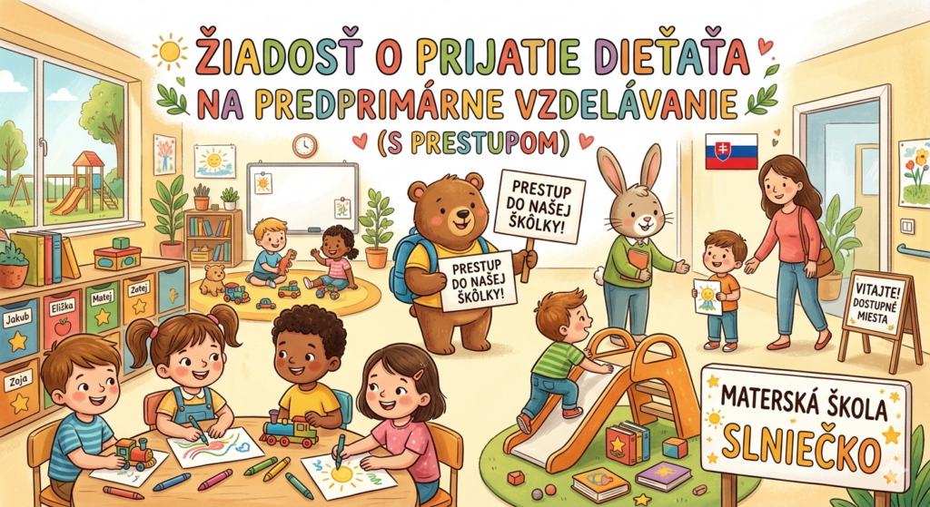 Žiadosť o prijatie dieťaťa na predprimárne vzdelávanie s prestupom